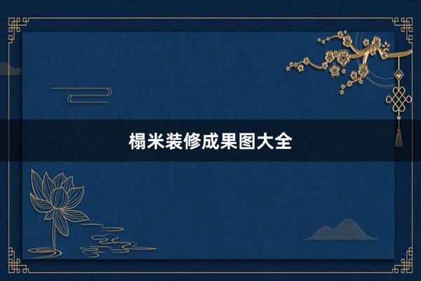 榻米装修成果图大全